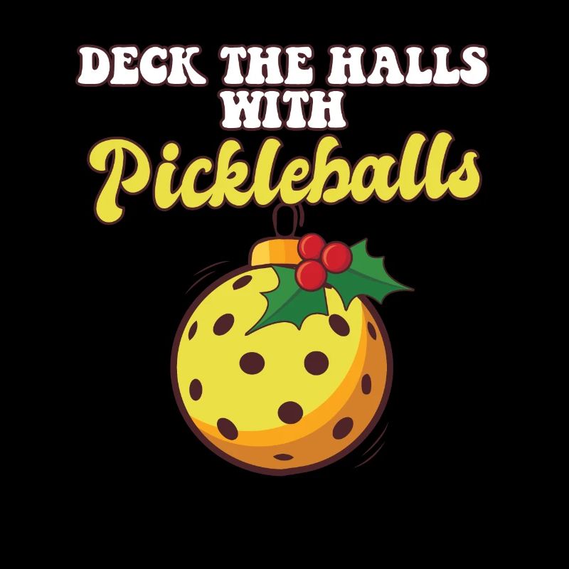 Deck The Halls With Pickleball Player Coach
