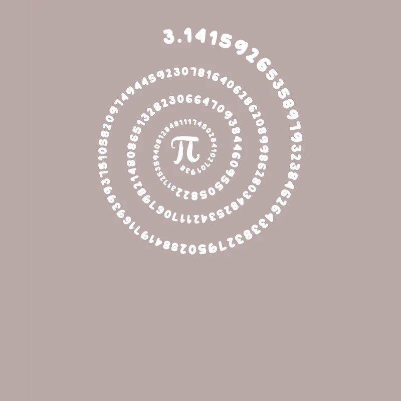 Pi Day Spiral Science Math Funny Math