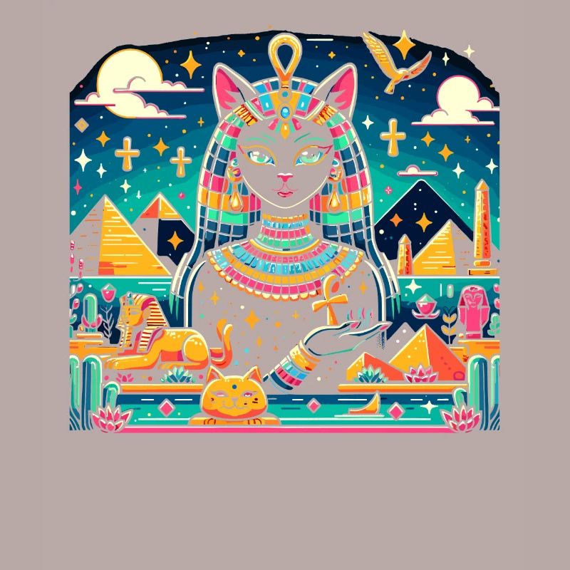 Bastet Déesse égyptienne Égypte Pyramide Égypte