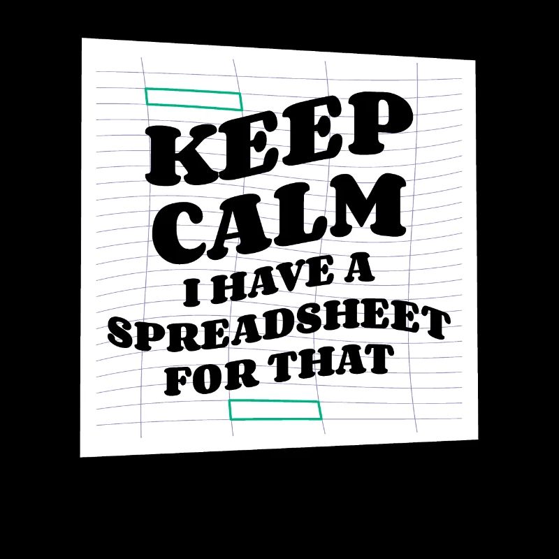 Keep Calm I Have A Spreadsheet For That Accountant