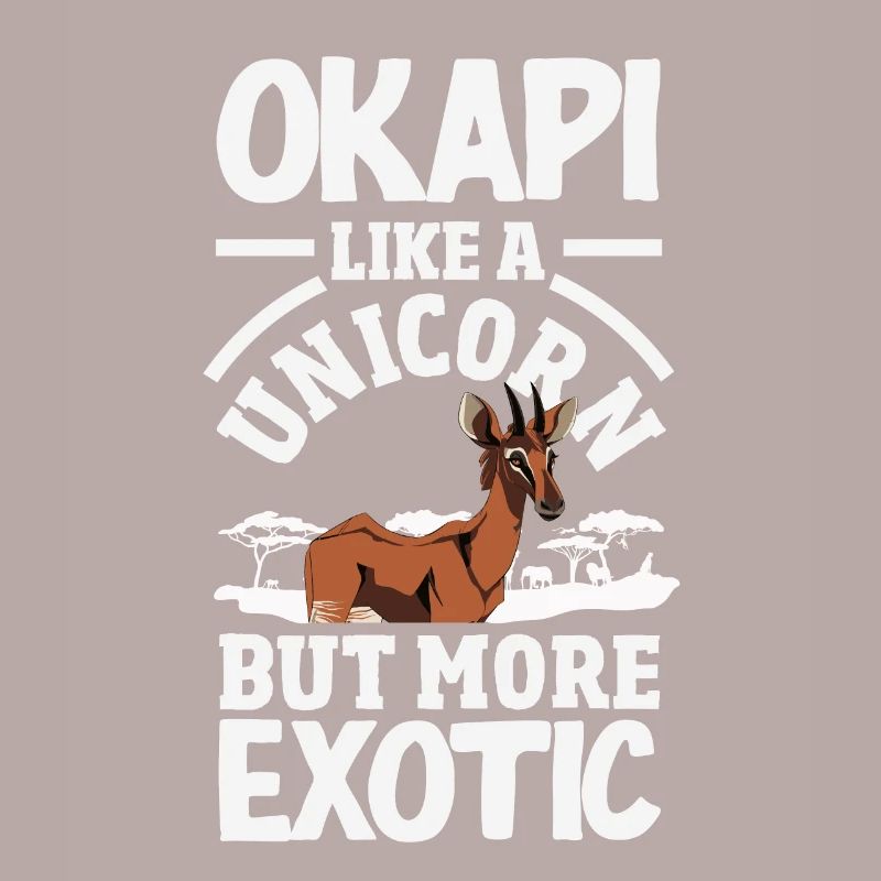 Funny zookeeper okapi lover