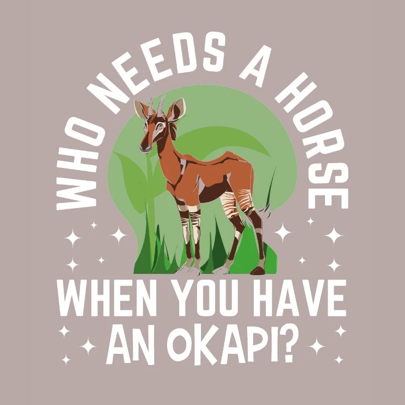 Funny zookeeper okapi lover