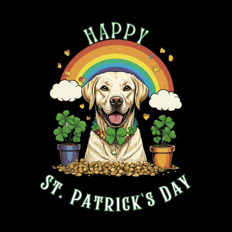 Clover St. Patrick's Day Labrador