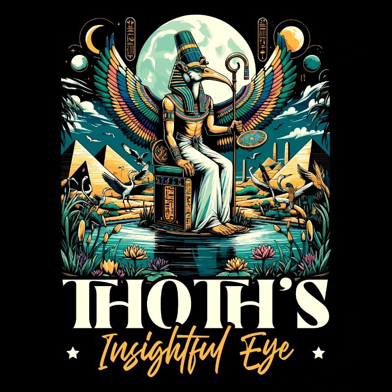 Thoth Egyptian Mythology Diety Ibis Ancient Egypt
