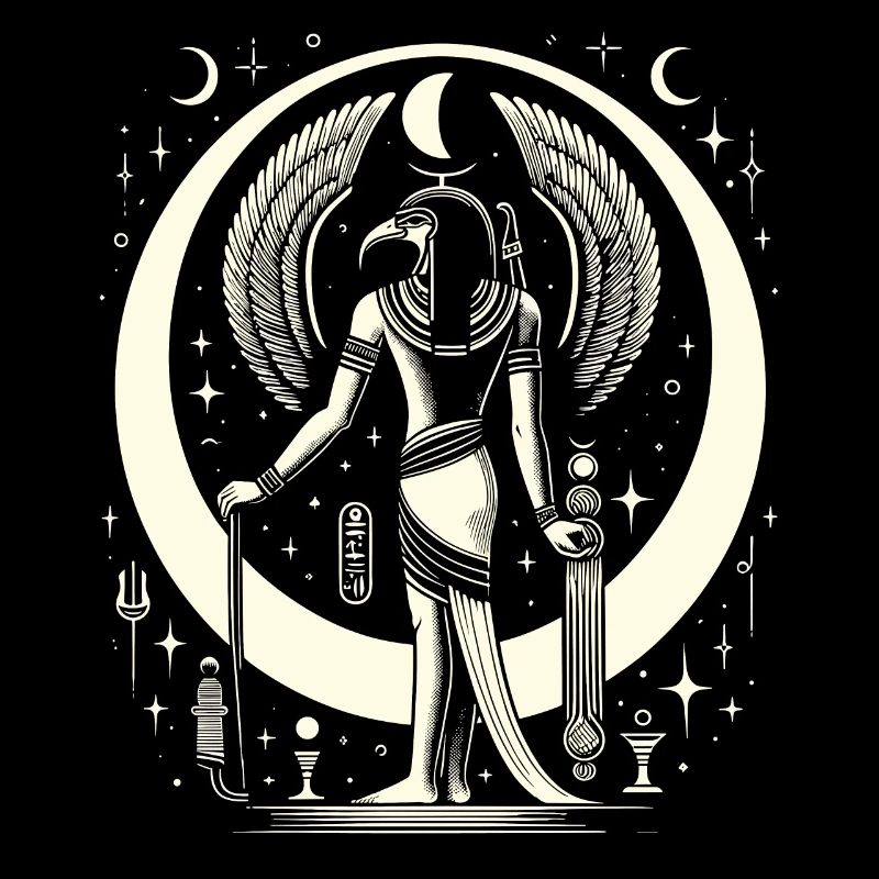 Thoth Egyptian Mythology Diety Ibis Ancient Egypt