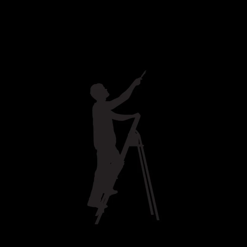 Chef de chantier Escabeau Chantier de construction Chef de chantier