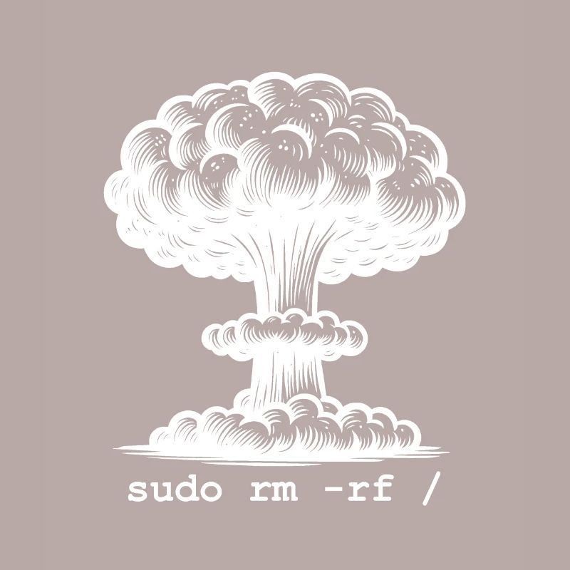 Linux Funny Linux Command Sudo RM RF pour Homme