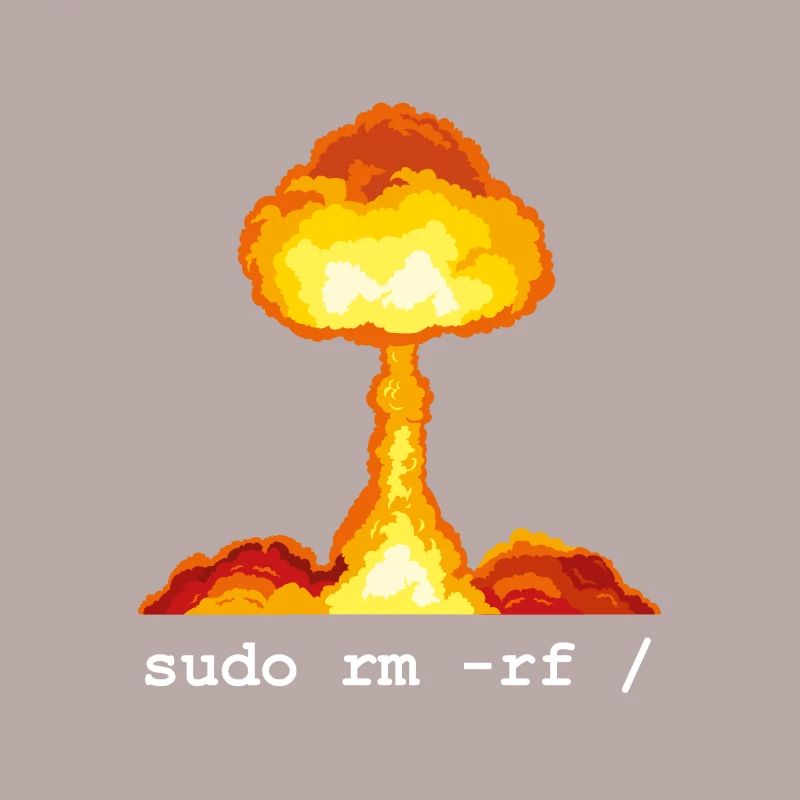 Linux Funny Linux Command Sudo RM RF pour Homme