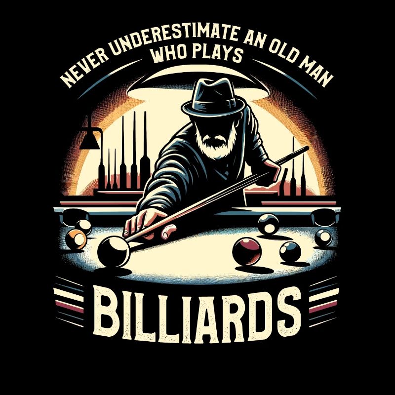 Never Underestimate An Old Man Who Plays Billiards