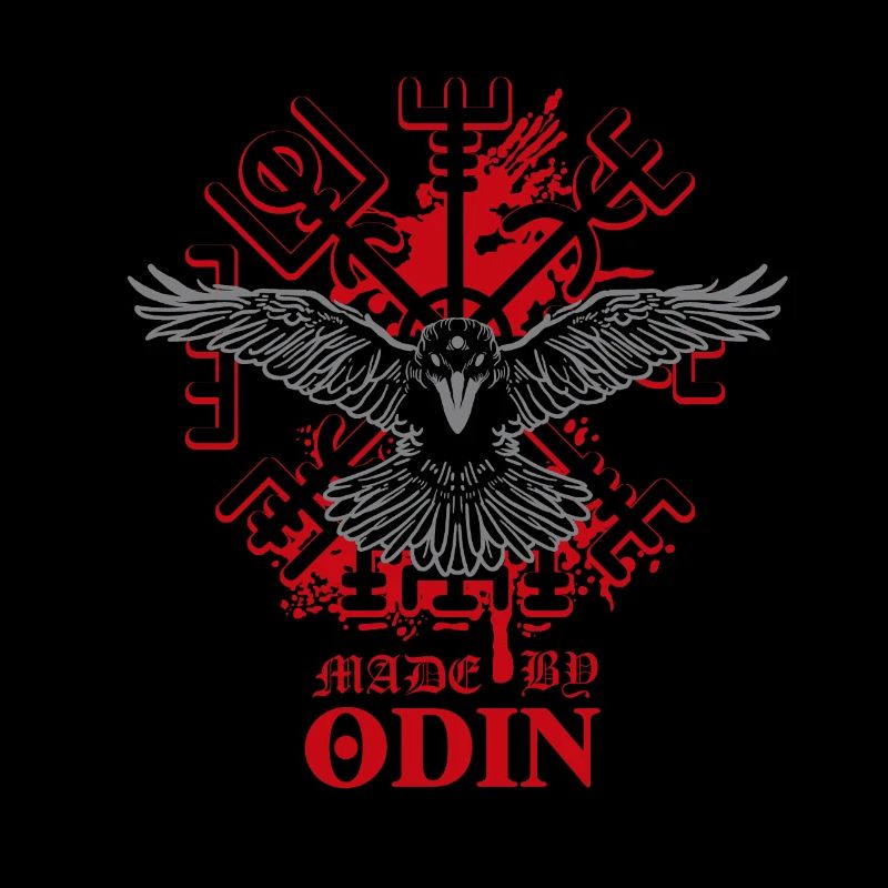 Viking Tshirt Viking Valhalla Valhalla God Odin