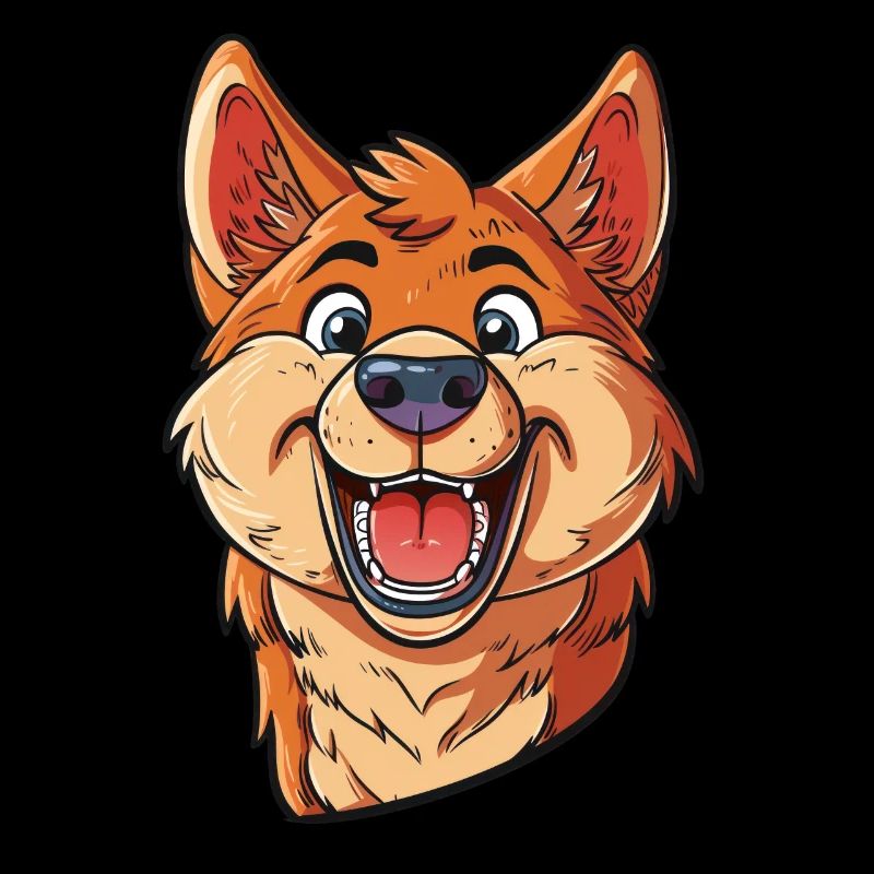 Finnischer Spitz | Finnish Spitz | Cartoon Artwork