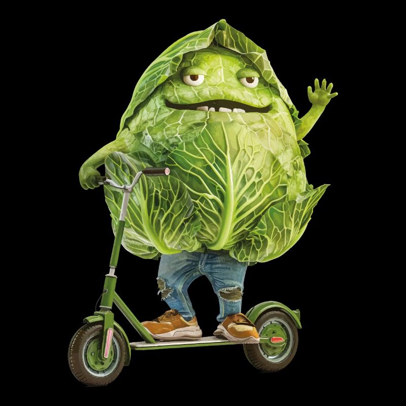 Cabbage Scooter
