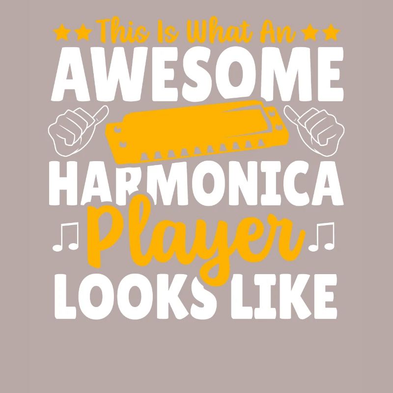Playing Harmonica Gift