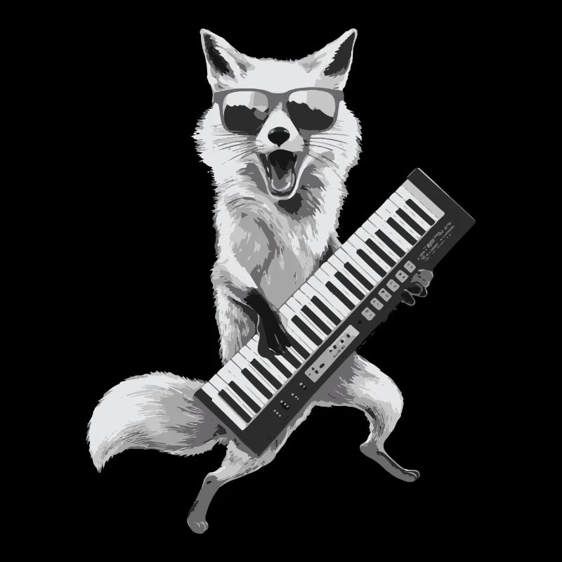Cadeau pour clavier Fox Keytar