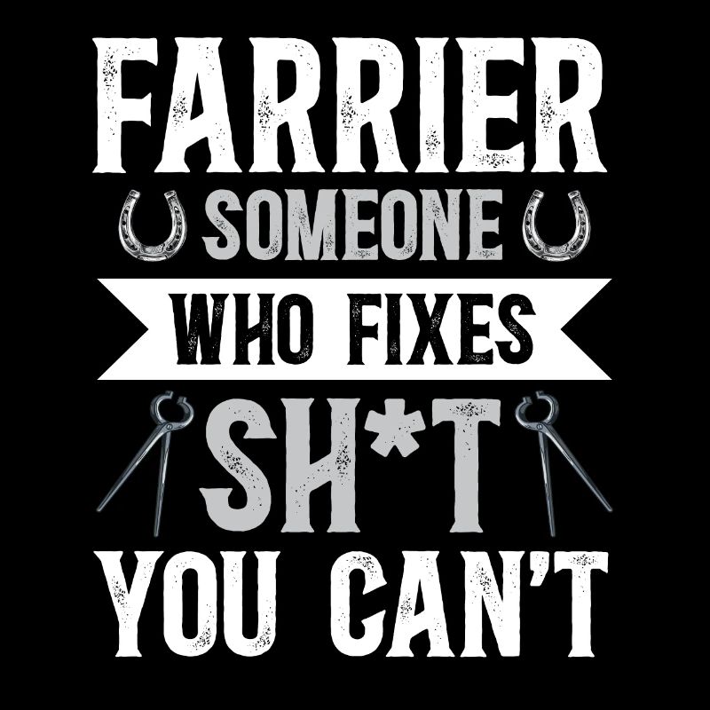 Maréchal-ferrant Fer à cheval Fer à cheval