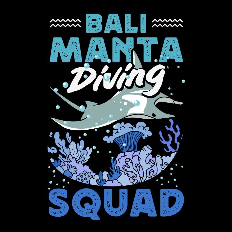 Ocean Animal Diving Stingray Manta Rays