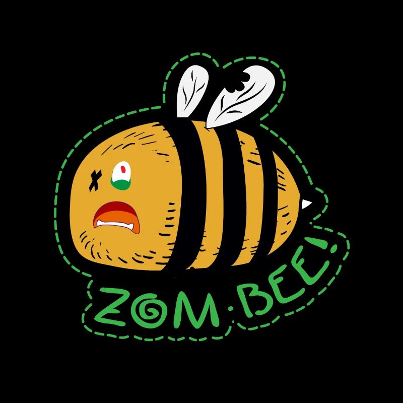 zom bee Design for a bee joke