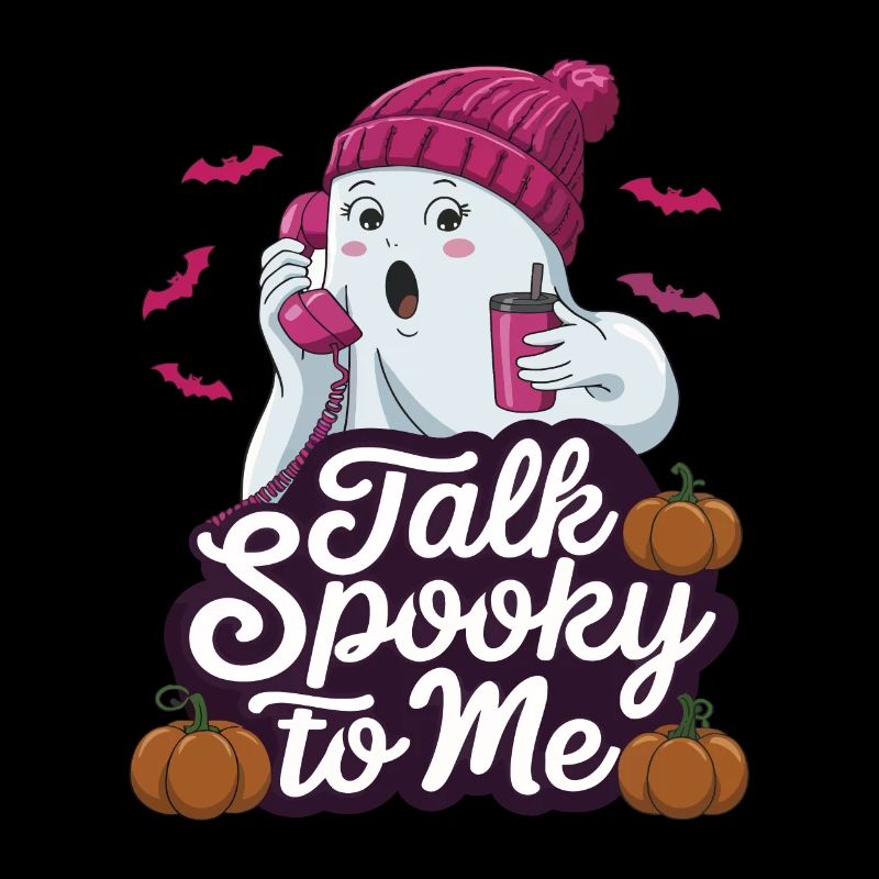 Halloween Ghost Funny Talk Effrayant pour moi