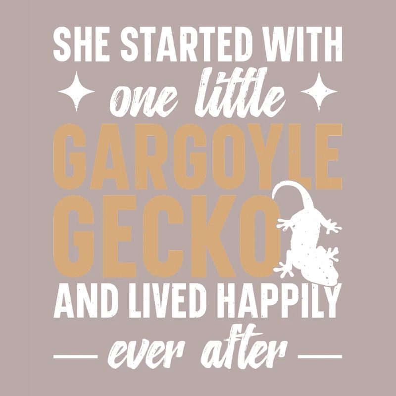 She started with a small gargoyle gecko and
