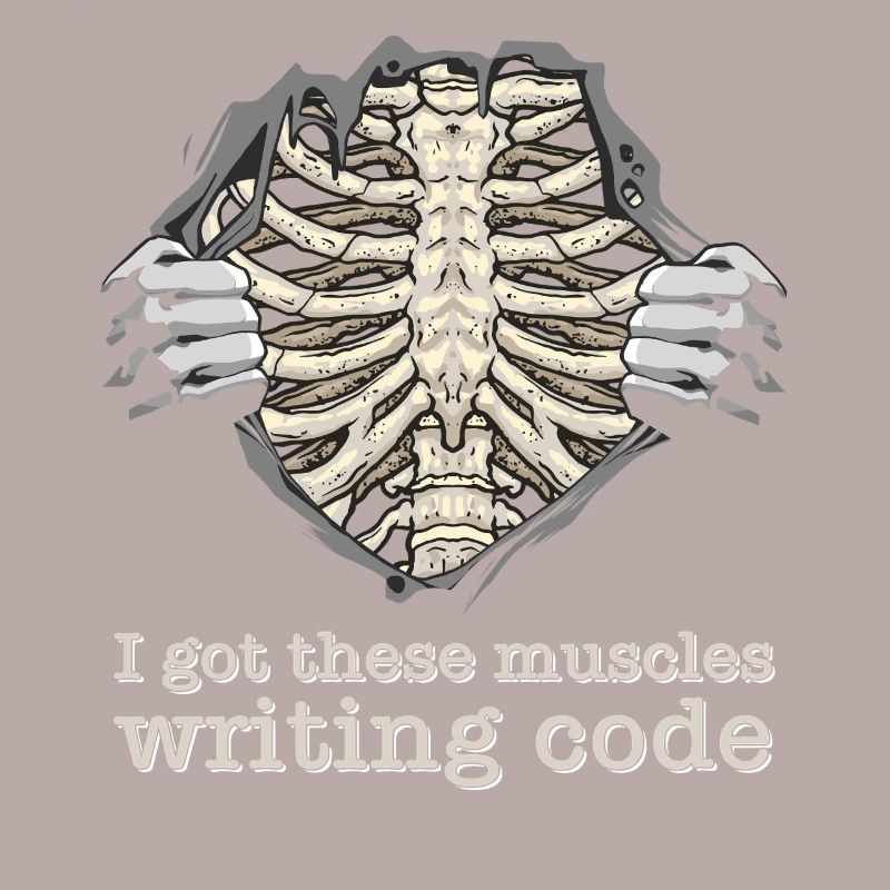 I Got These Muscles Writing Code for Nerd Geek