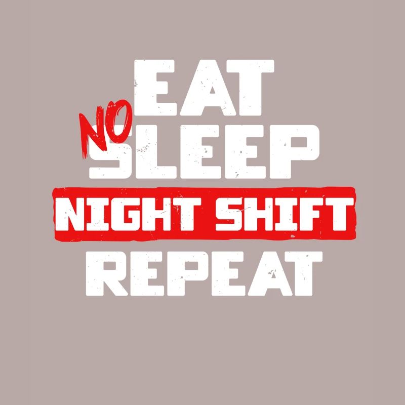 Docker Worker Eat No Sleep Night Shift Répéter