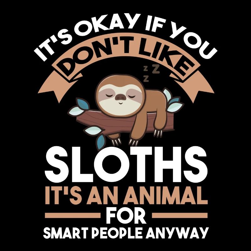 Sloth Lazy Animal Sloths Boring Gift