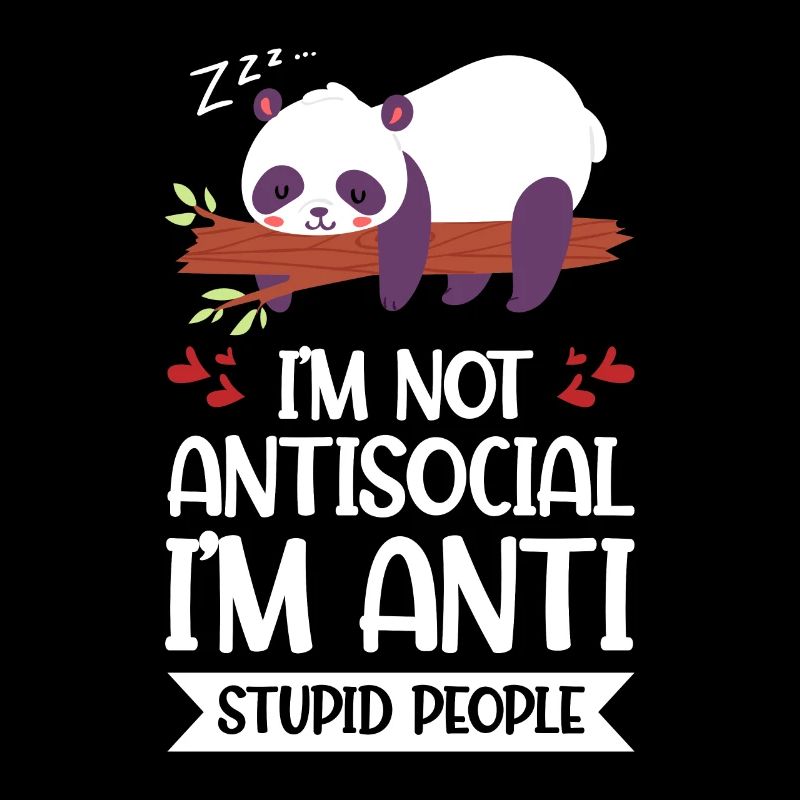 Faul Panda Pandas Pandabär Süß Geschenk