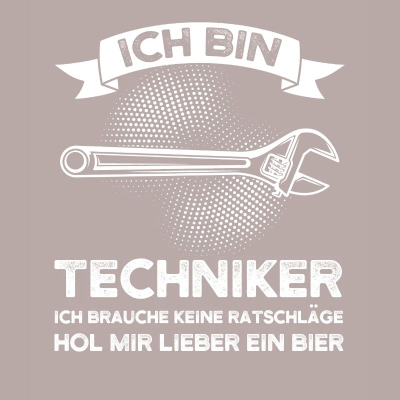 Techniker Bier Technik Geschenk