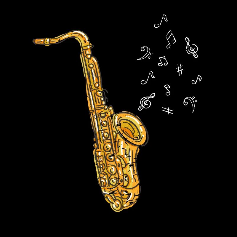 Saxophon Jazz Geschenk