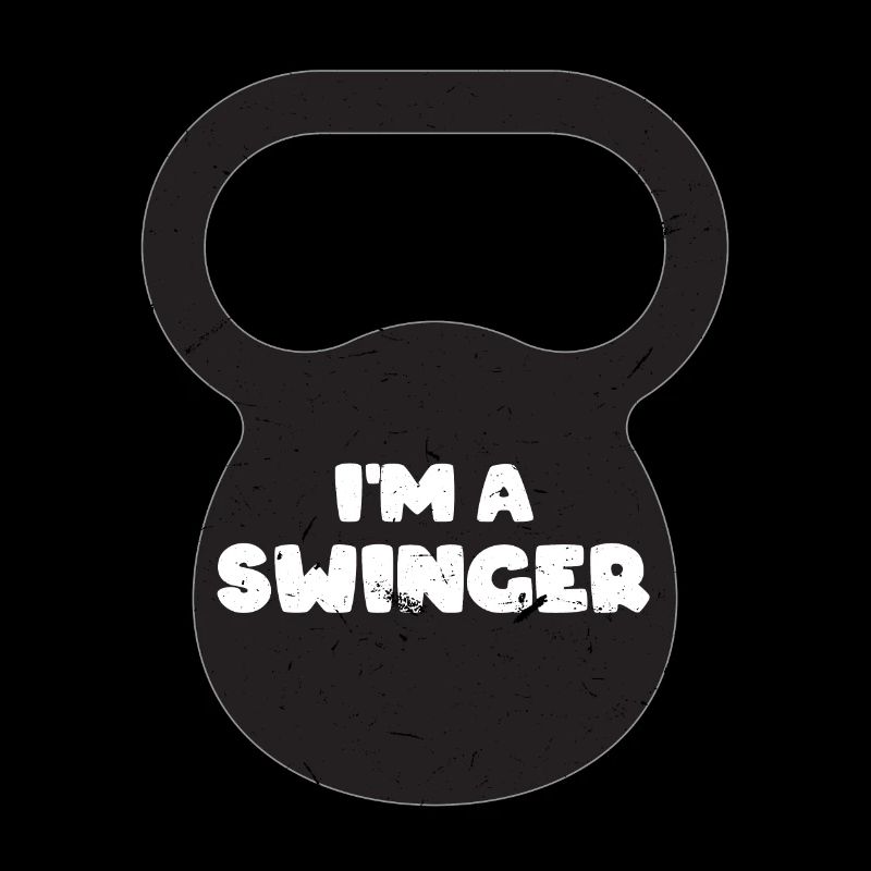 Lustiges Fitnessstudio-Geschenk Ich bin ein Swinger Kettlebell Workout