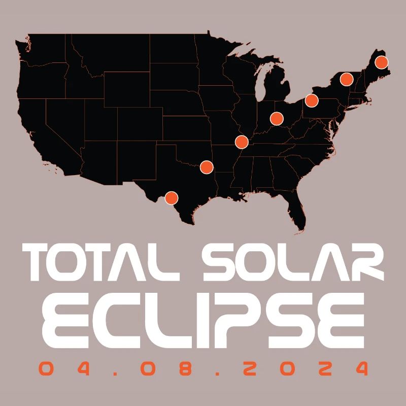 Total Solar Eclipse Map Path of Totality Lover