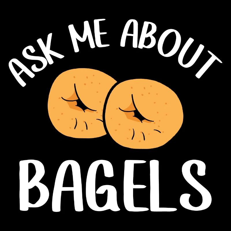 Bagel Spruch Geschenk