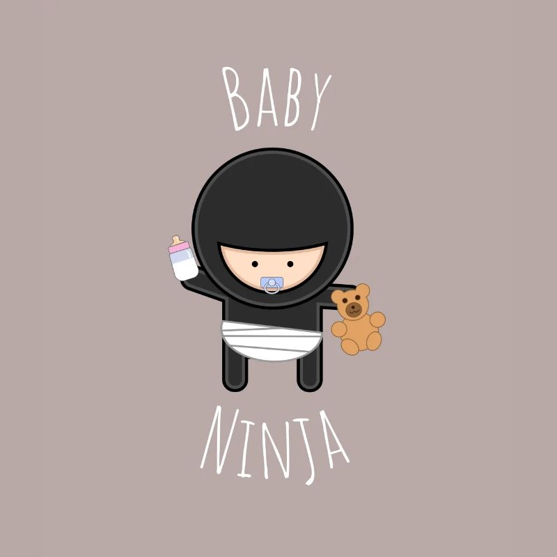 Ninja Conception drôle de bébé