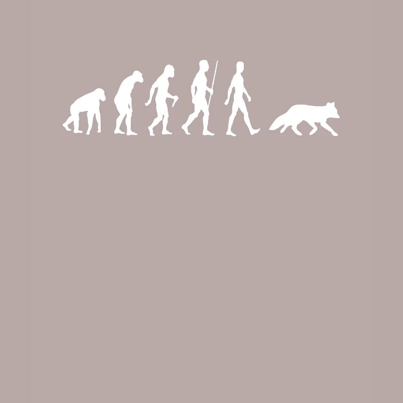 Fuchs Evolution Geschenk Tier Füchsin Rotfuchs