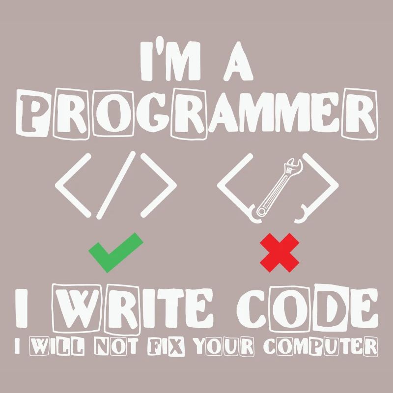 Je suis programmeur j’écris du code Lover Coding