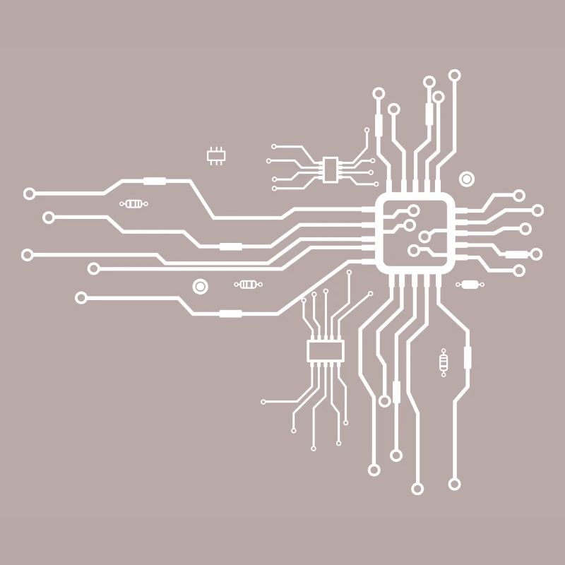 Computer CPU Heart - Funny Gift Computer Science