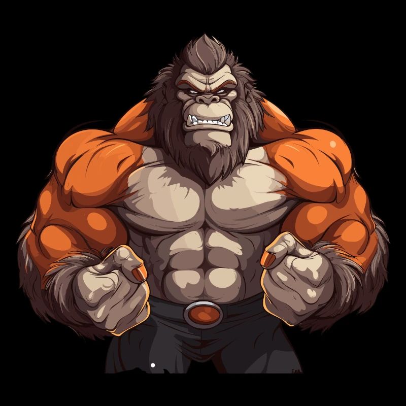 Bodybuilder Gorilla