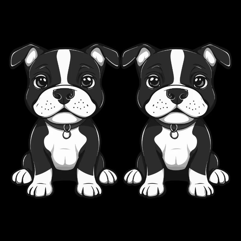 Pit Terrier Dog Comic