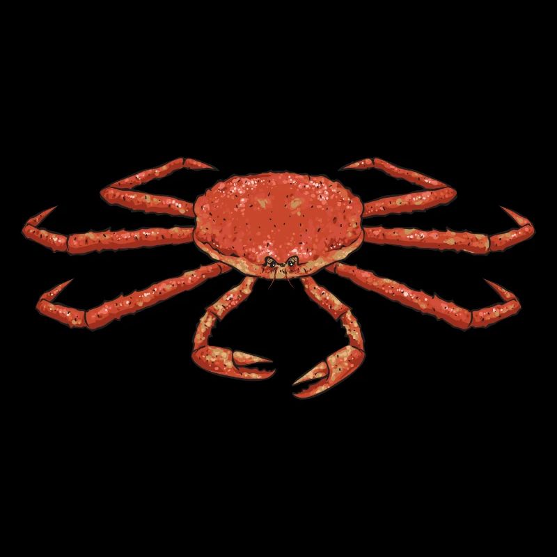 Krabbe Krabben Fischen Geschenk