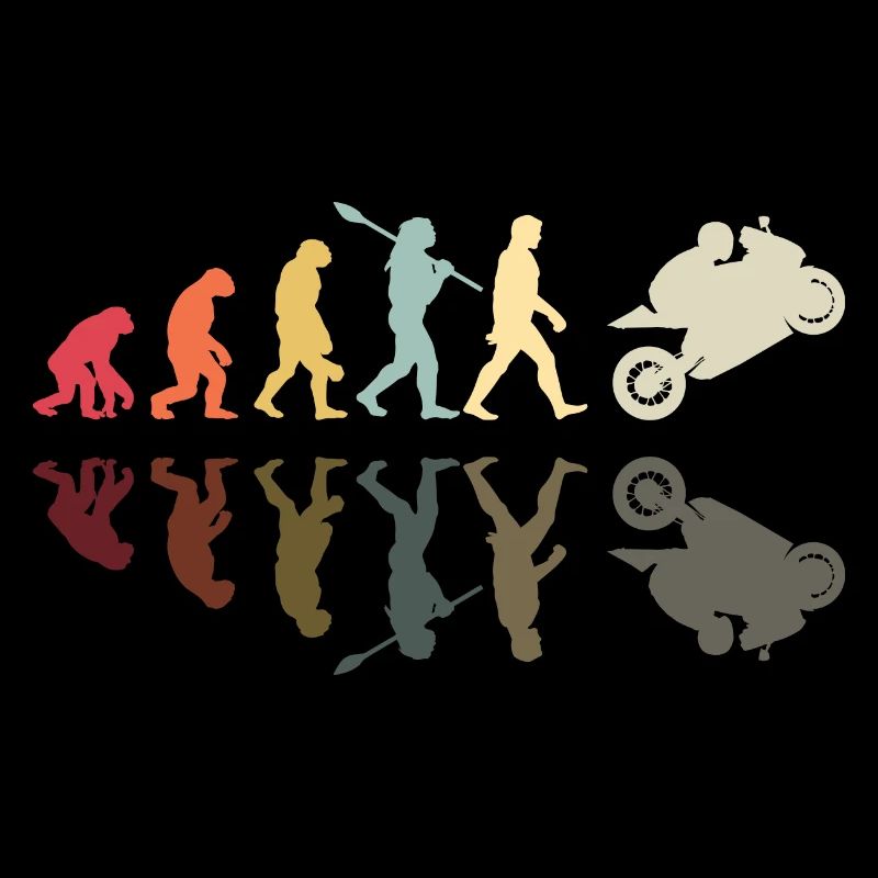 Motorcycle Evolution Vintage Superbike Biker