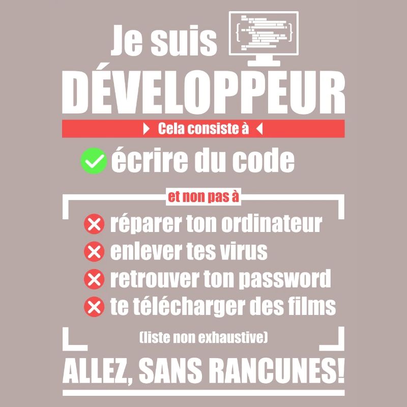 I am a developer