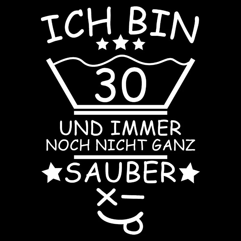 30. Geburtstag Wäsche Design