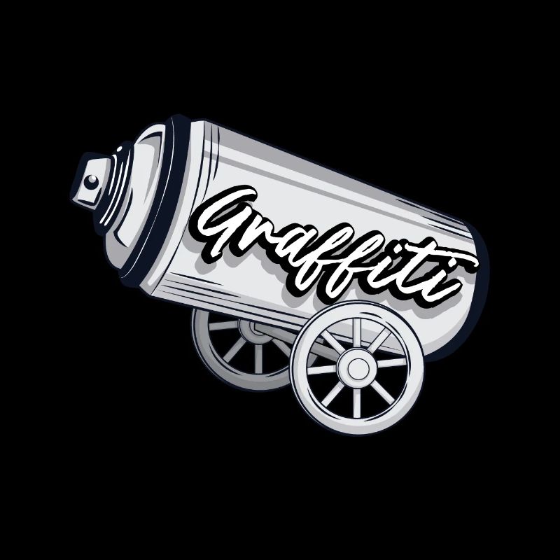 Graffiti spray can