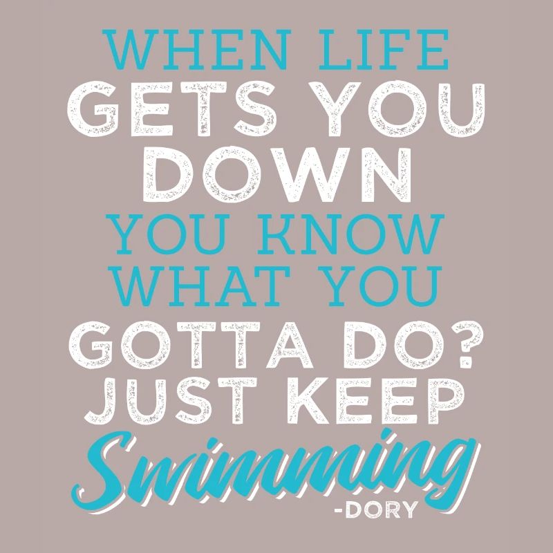 Continuez simplement à nager