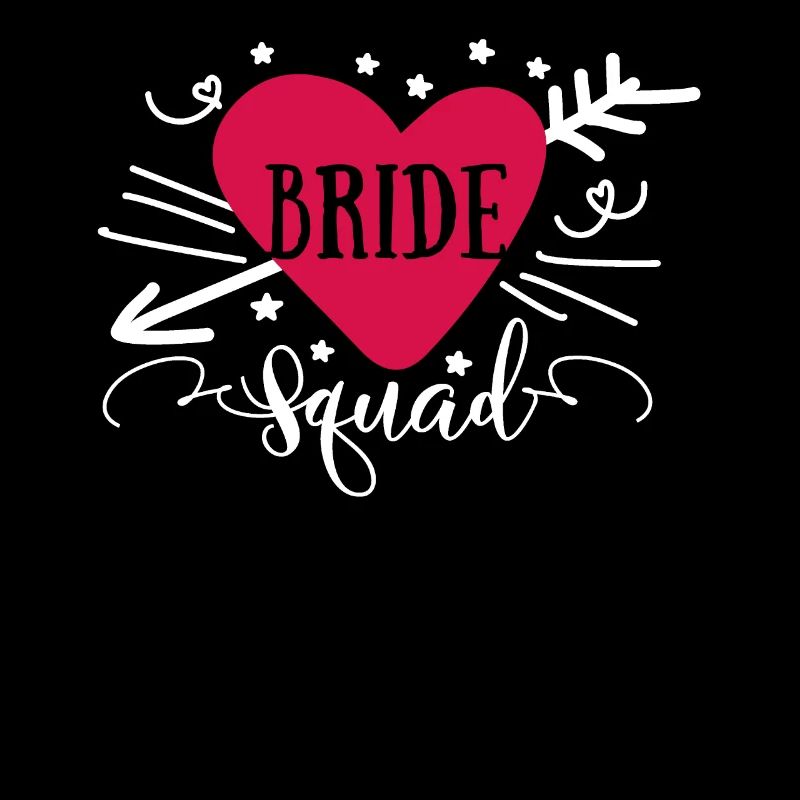 Bride Squad Heart Groups Matching wedding theme