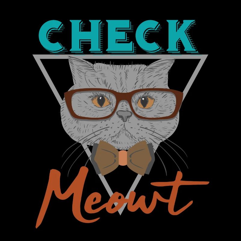 Cat checkmate chess gift