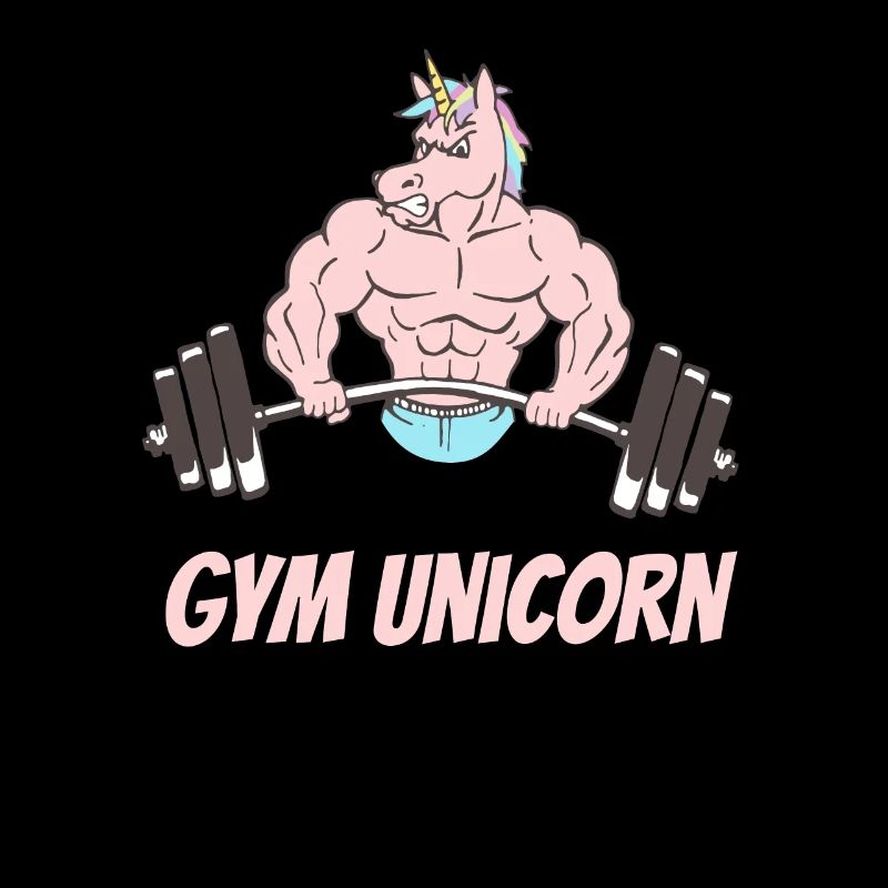 Einhorn Training Workout Krafttraining Gym Unicorn