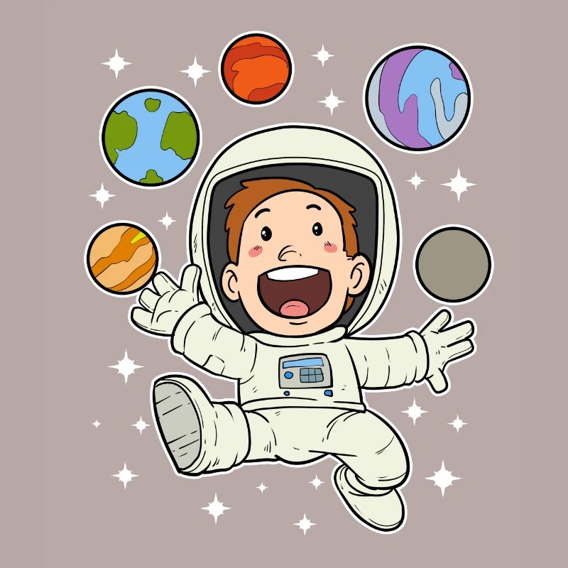 Astronaute planète étoile espace espace spatial