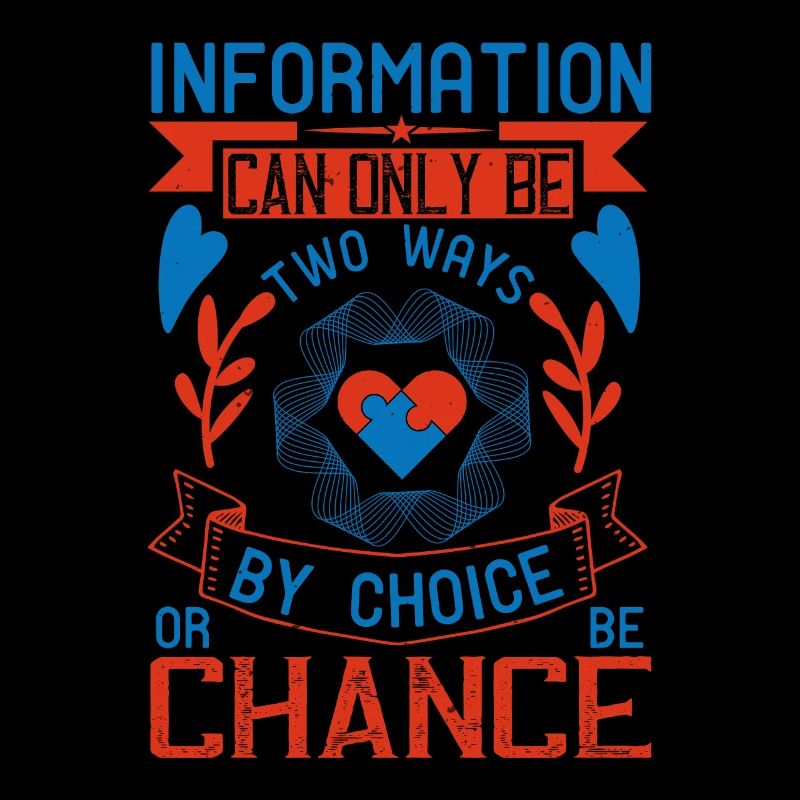 Information can only be acquired in two ways by