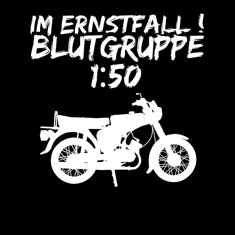 Blutgruppe 1:50 Ostalgie Moped Motorrad DDR Simmi